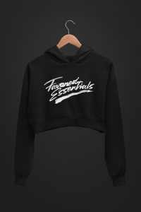 Woman’s Crop Paint Brush Stroke HOODIE